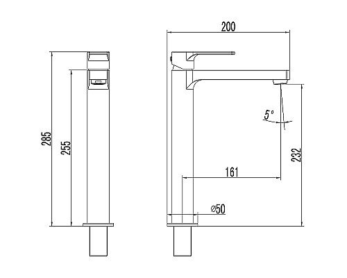 Смеситель для раковины Lemark Plus Grace LM1509C Хром