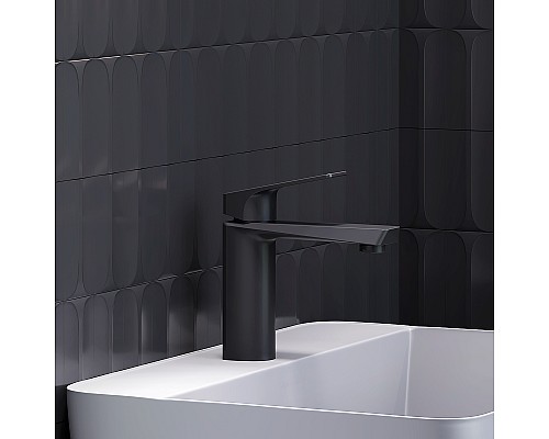 Смеситель для раковины Damixa Merkur 400210300 Черный матовый
