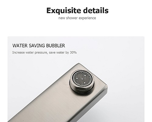 Смеситель для раковины Gappo G17-9 G1017-9 Оружейная сталь