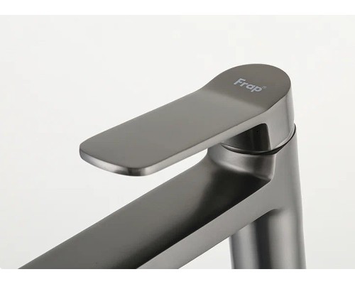 Смеситель для раковины Frap H62-9 F1062-29 Оружейная сталь