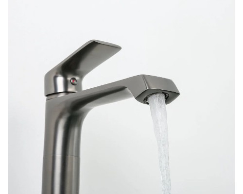 Смеситель для раковины Frap H71-9 F1071-29 Оружейная сталь