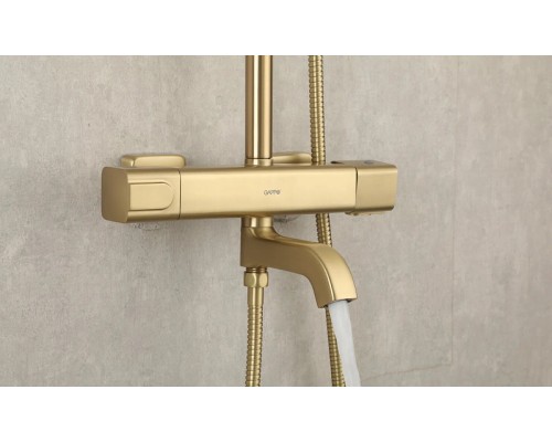 Душевая система Gappo G91 G2491-3 с термостатом Золото