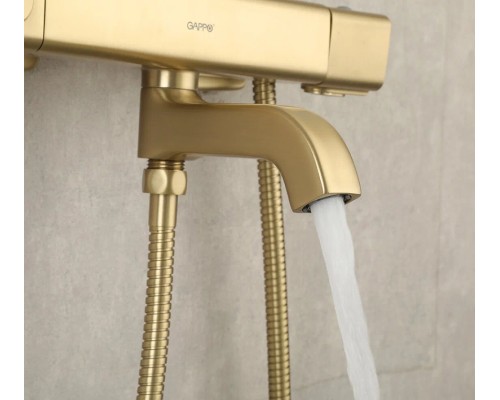 Душевая система Gappo G91 G2491-3 с термостатом Золото