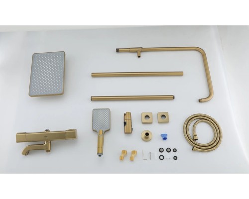 Душевая система Gappo G91 G2491-3 с термостатом Золото