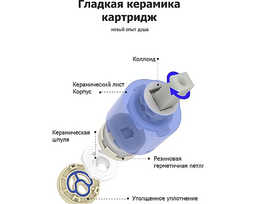 Гигиенический душ со смесителем Frap H802 F72802 Сатин