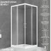Душевой уголок Royal Bath HPD 110x90 профиль Белый стекло прозрачное