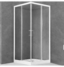 Душевой уголок Royal Bath HPD 110x90 профиль Белый стекло прозрачное