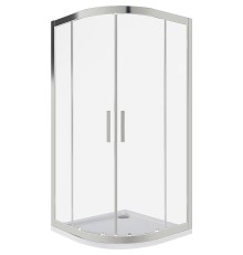 Душевой уголок Good Door Cofe R-100-C-CH 100x100 КФ00023 профиль Хром стекло прозрачное