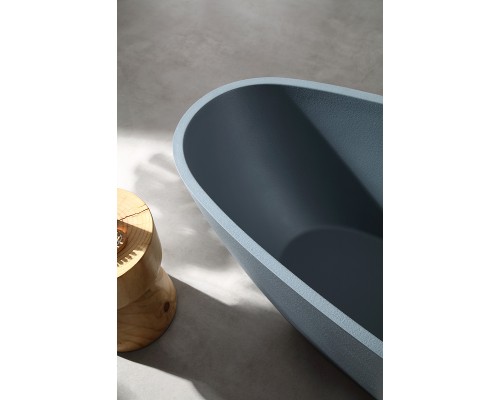 Ванна из искусственного камня Abber Dortmund 170x75 AM9911G Серая без гидромассажа