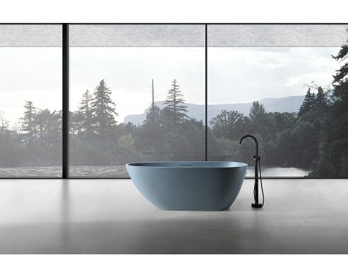 Ванна из искусственного камня Abber Dortmund 170x75 AM9911G Серая без гидромассажа