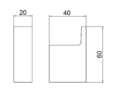 Крючок Timo Petruma 15211/03 Черный матовый