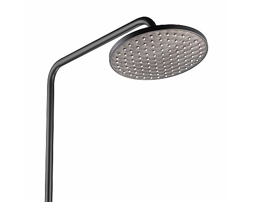 Душевая система Swedbe Hermes 5116B с термостатом Черная матовая