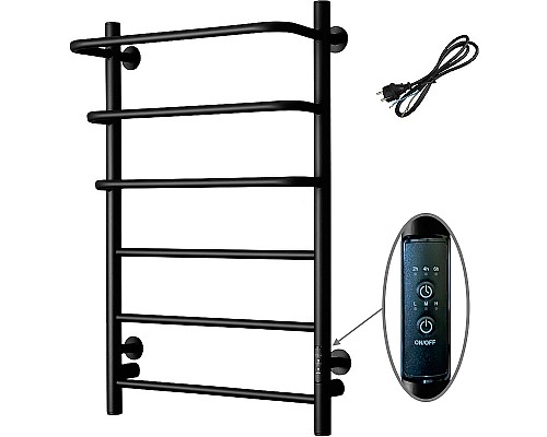 Электрический полотенцесушитель Тругор ПЭК 19 СП 80x50 Черный