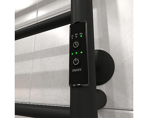 Электрический полотенцесушитель Тругор ПЭК 19 СП 80x50 Черный