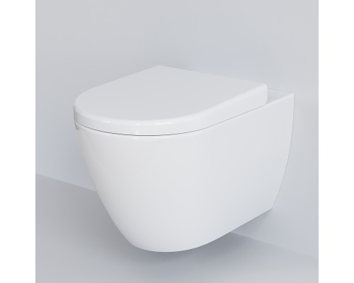 Унитаз Ambassador Queen 113T20001R подвесной Белый глянцевый без сиденья