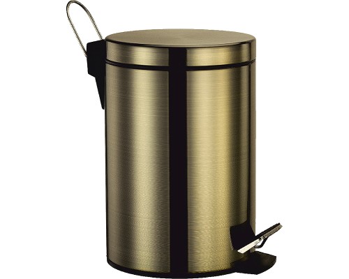 Ведро для мусора WasserKRAFT K-633LB Светлая бронза