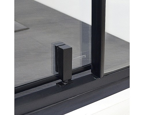 Душевая стенка WasserKRAFT Elbe 74P03-RP90 / ДУ Elbe 74P07-RP90/Dill 61S07-RP90 90 61S07-RP90/74P03-RP90 / 74P07-RP90 профиль Черный матовый стекло прозрачное