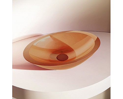 Раковина-чаша Abber Kristall 60 AT2810Topas Оранжевая