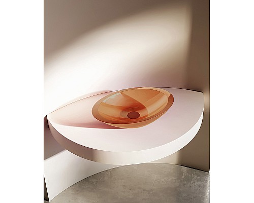 Раковина-чаша Abber Kristall 60 AT2810Topas Оранжевая