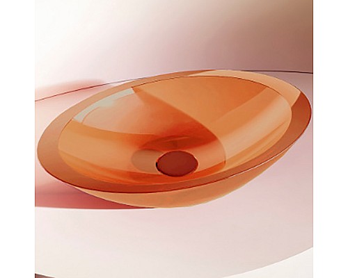 Раковина-чаша Abber Kristall 60 AT2810Topas Оранжевая