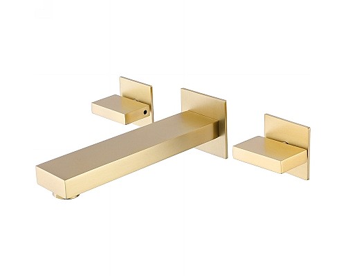 Смеситель для раковины Abber Daheim AF82122G Золото матовое