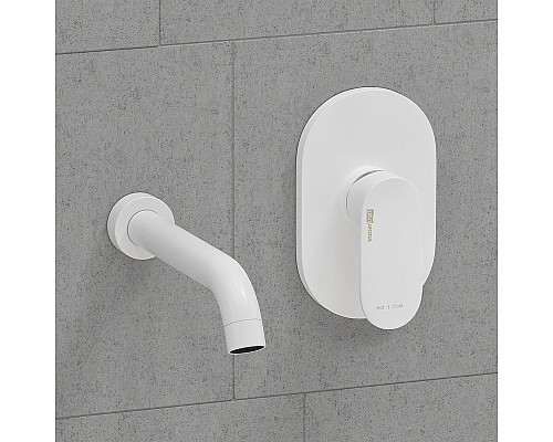 Смеситель для раковины WasserKRAFT A85593 Белый матовый