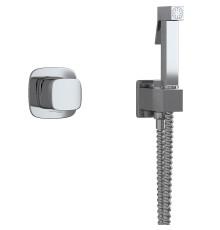 Гигиенический душ со смесителем WasserKRAFT A08657 Никель