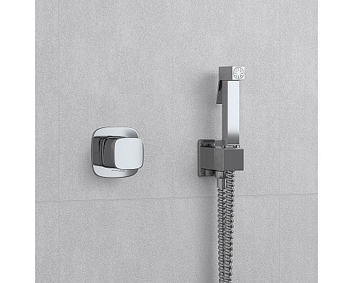 Гигиенический душ со смесителем WasserKRAFT A08657 Никель