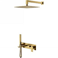 Душевая система Boheme Qubic 474-BR Бронза