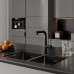 Смеситель для кухни Iddis Pure Черный матовый