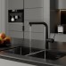 Смеситель для кухни Iddis Pure Черный матовый