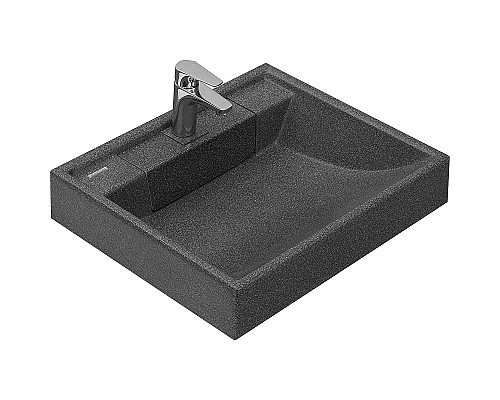 Раковина Aquaton Рейн 60 1A72103KRW210 на стиральную машину Графит Раковина Aquaton Рейн 60 1A72103KRW210 на стиральную машину Графит