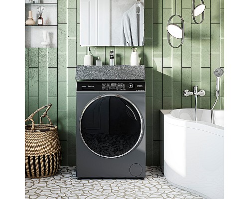 Раковина Aquaton Рейн 60 1A72103KRW210 на стиральную машину Графит Раковина Aquaton Рейн 60 1A72103KRW210 на стиральную машину Графит