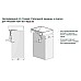 Раковина Aquaton Рейн 60 1A72103KRW210 на стиральную машину Графит