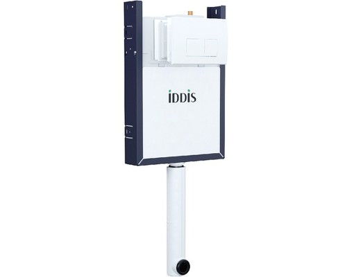 Смывной бачок Iddis Optima Home скрытого монтажа с Белой клавишей смыва