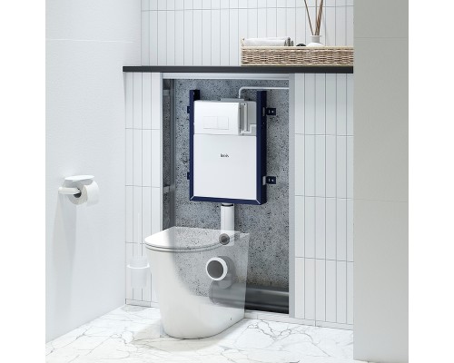 Смывной бачок Iddis Optima Home скрытого монтажа с Белой клавишей смыва