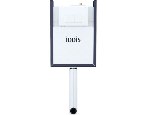 Смывной бачок Iddis Optima Home скрытого монтажа с Белой клавишей смыва