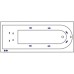 Акриловая ванна Excellent Aurum 180x80 с гидромассажем