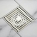 Душевой трап Orange 100x100 с решеткой Никель