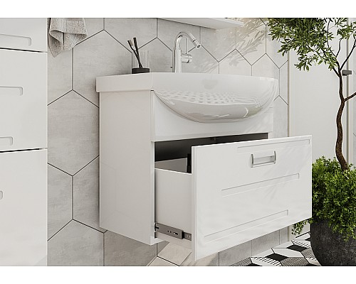 Тумба под раковину Volna Joli 60.1Y tpJOLI60.1Y-01 подвесная Белая