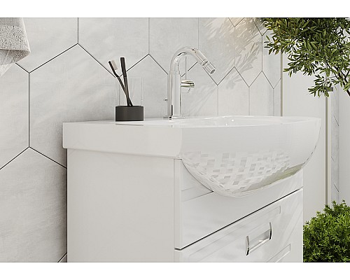 Тумба под раковину Volna Joli 60.1Y tpJOLI60.1Y-01 подвесная Белая