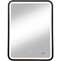 Зеркало Reflection Happy 600х800 RF4919HP с подсветкой Черное с сенсорным выключателем и диммером
