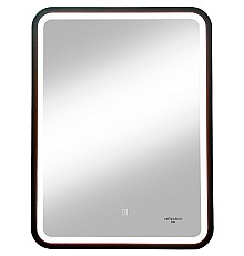 Зеркало Reflection Happy 600х800 RF4919HP с подсветкой Черное с сенсорным выключателем и диммером
