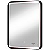 Зеркало Reflection Happy 600х800 RF4919HP с подсветкой Черное с сенсорным выключателем и диммером