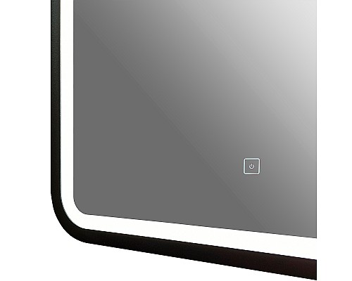 Зеркало Reflection Happy 600х800 RF4919HP с подсветкой Черное с сенсорным выключателем и диммером