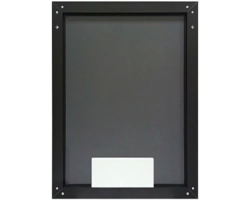 Зеркало Reflection Ghost 600х800 RF5223GH с подсветкой Черное с сенсорным выключателем, диммером и часами