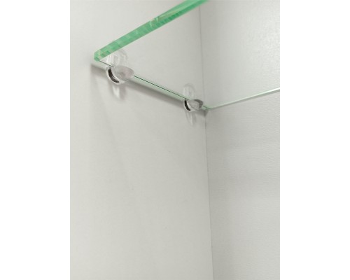 Зеркальный шкаф Reflection Circle 400х800 R RF2104SR с подсветкой Белый матовый