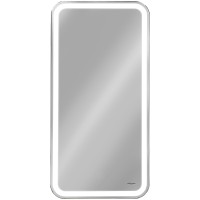 Зеркальный шкаф Reflection Circle  400х800 L RF2105SR с подсветкой Белый матовый