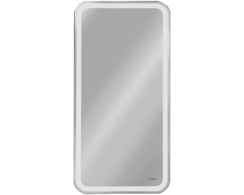 Зеркальный шкаф Reflection Circle  400х800 L RF2105SR с подсветкой Белый матовый
