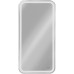 Зеркальный шкаф Reflection Circle  400х800 L RF2105SR с подсветкой Белый матовый